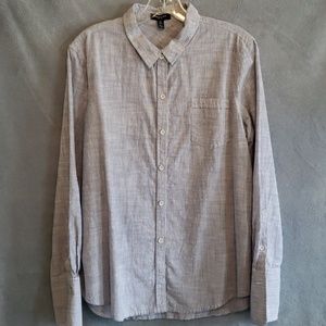 Kenneth Cole Chambray pinstripe button down.